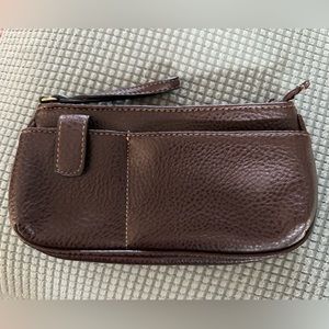 Leather Clutch/Wristlet